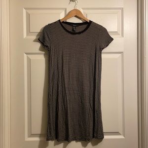 Forever 21 Super Soft Striped T-Shirt Dress Size S